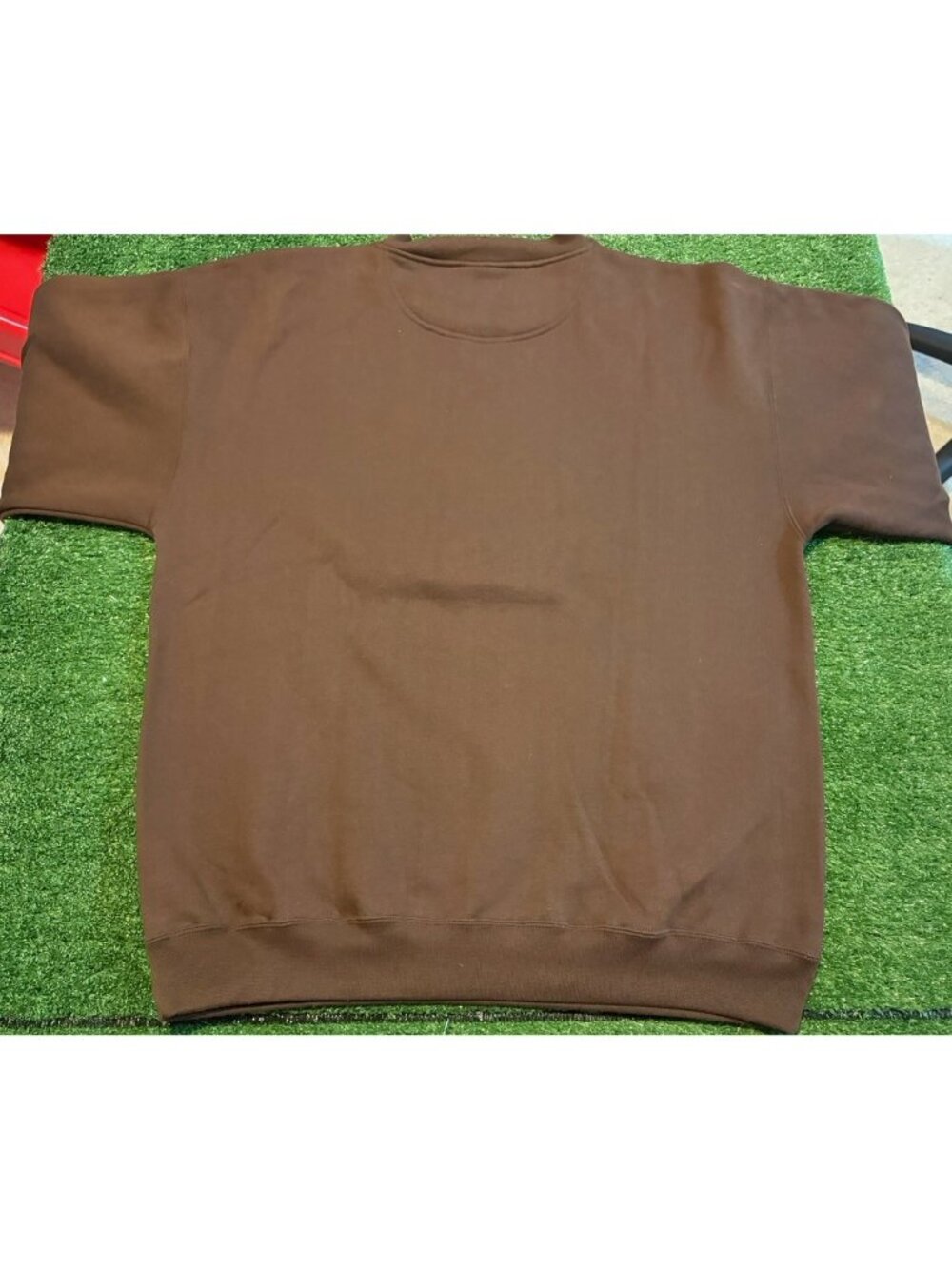 Vintage Cleveland Browns sweatshirt mens large brown orange puma crewneck thick - Picture 8 of 13